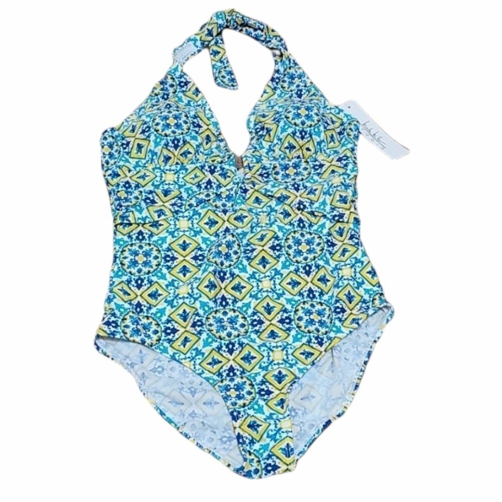 New Nicole Miller One Piece Swimsuit Size 10